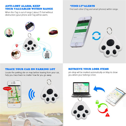 Dog Paw Shape Mini Smart GPS Tracker