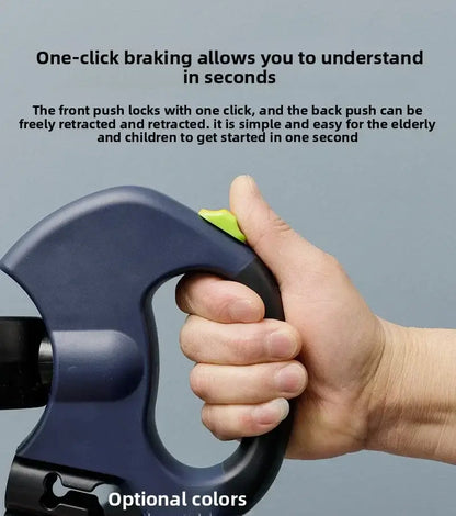 Premium 3 M Retractable Double Dog Leash – Reflective 360° Swivel, LED Light & No-Tangle Pet Lead for Small Dogs