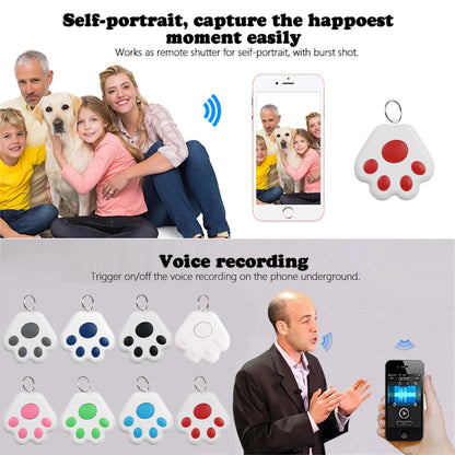 Dog Paw Shape Mini Smart GPS Tracker