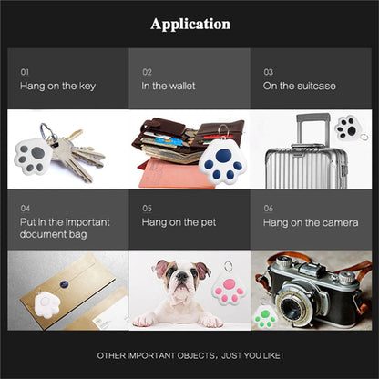 Dog Paw Shape Mini Smart GPS Tracker